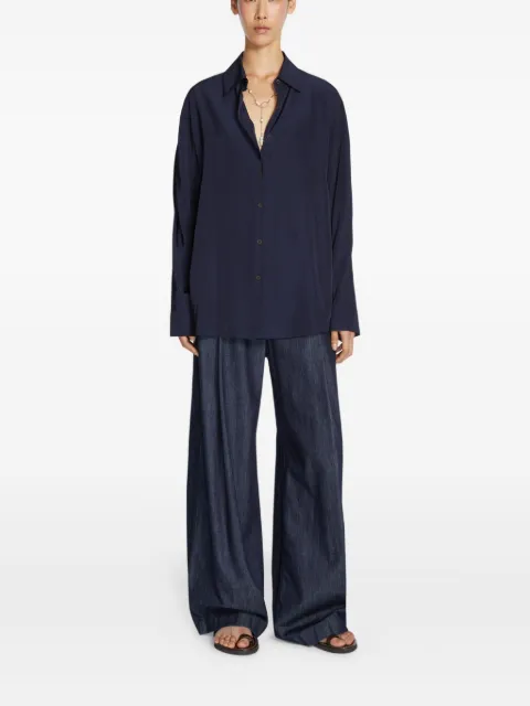 DRIES VAN NOTEN pleated jeans Blue 2520109362382
