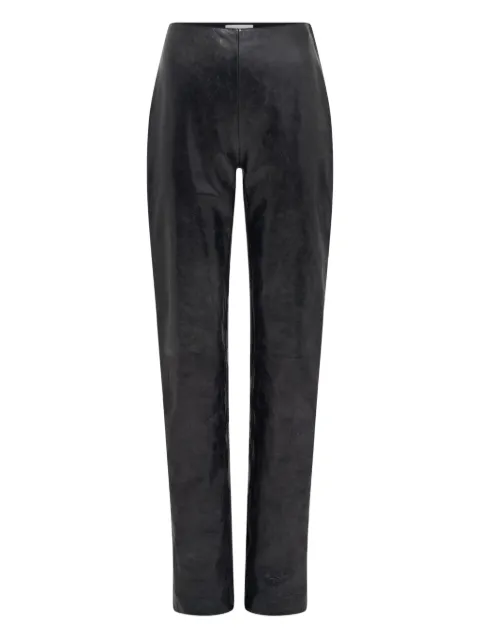Marine Serre Glossy Moon trousers Black WPA163ACLEA0071