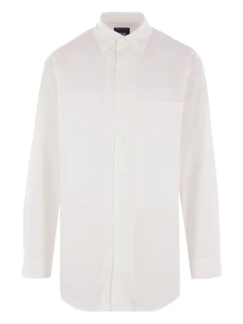 Y-3 patch-pocket shirt White KB4599