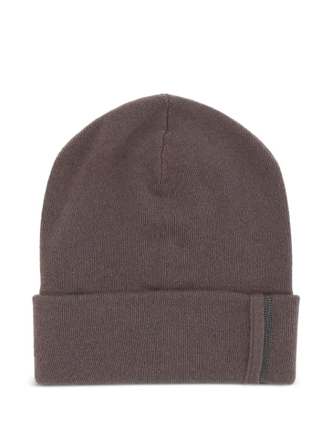 Brunello Cucinelli embellished beanie Brown M12163199C4372