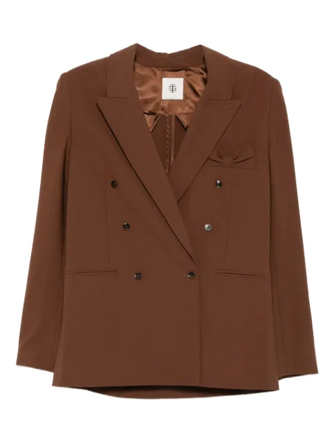 The Garment bow-detail blazer Brown 21530
