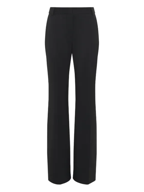 Marine Serre virgin-wool straight trousers Black WPA165ACWOV0071