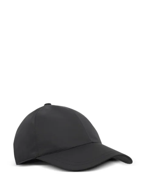 Marine Serre satin baseball cap Black UHG066ACWOV0081