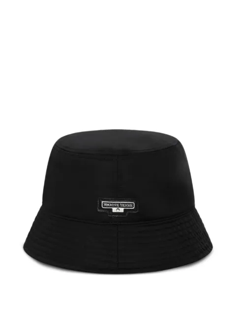 Marine Serre logo bucket hat Black UHG065ACWOV0081