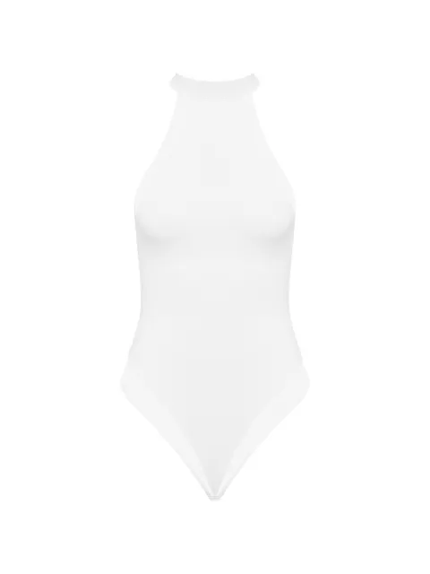 Maison Close Pure Tentation halterneck bodysuit White 563764