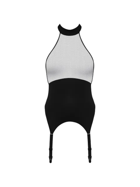 Maison Close Pure Tentation halterneck jumpsuit Black 563412