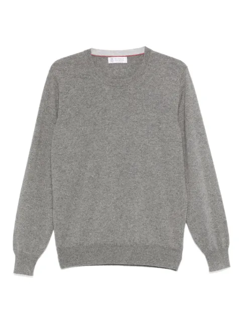 Brunello Cucinelli cashmere crew-neck sweater Grey M2200103CF423