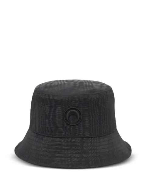 Marine Serre moiré bucket hat Black UHG030ACWOV0030