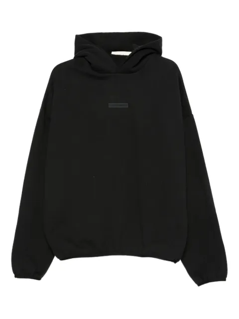 FEAR OF GOD ESSENTIALS logo-plaque hoodie Black 192SP256510F