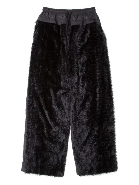 Muller Of Yoshiokubo Grass panelled trousers Black MLF25414