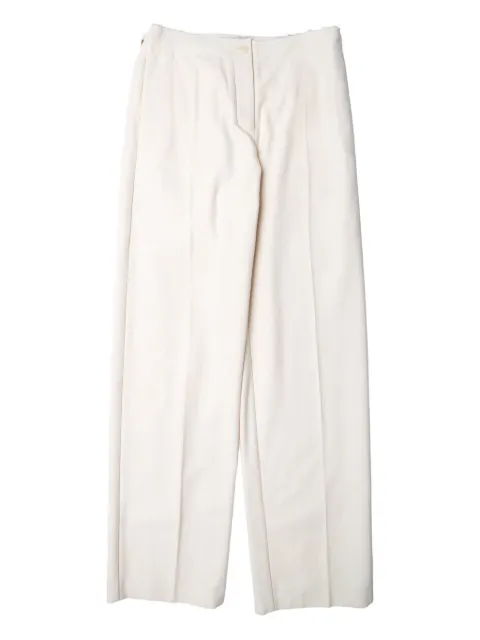 Muller Of Yoshiokubo Bumpy button-fastening cotton trousers Neutrals MLF25413