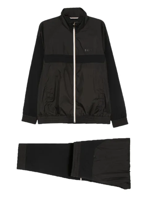 BOSS panelled zip-fastening tracksuit Black 50541286