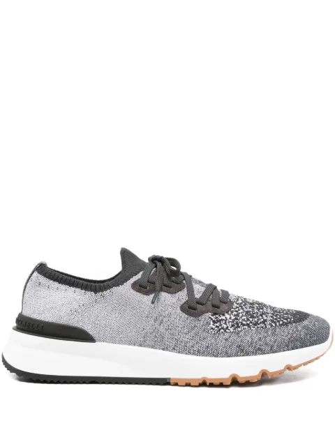 Brunello Cucinelli knit sneakers Black MZUKISO250CMZ52