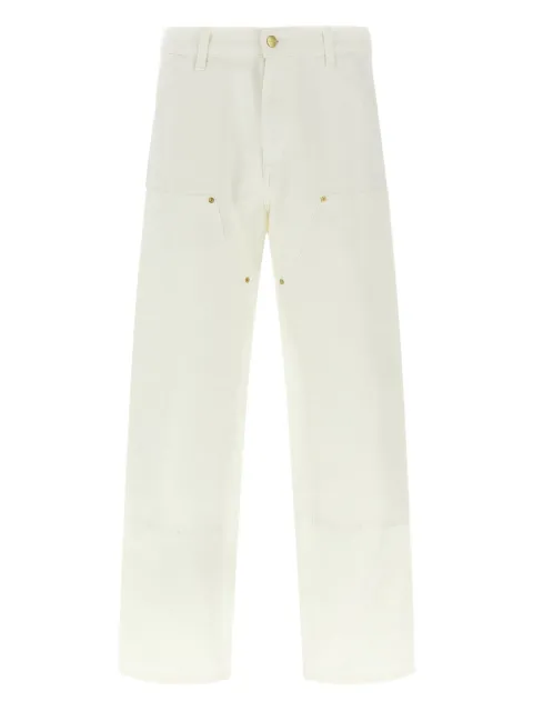 Carhartt WIP Double Knee straight-leg trousers White I031501