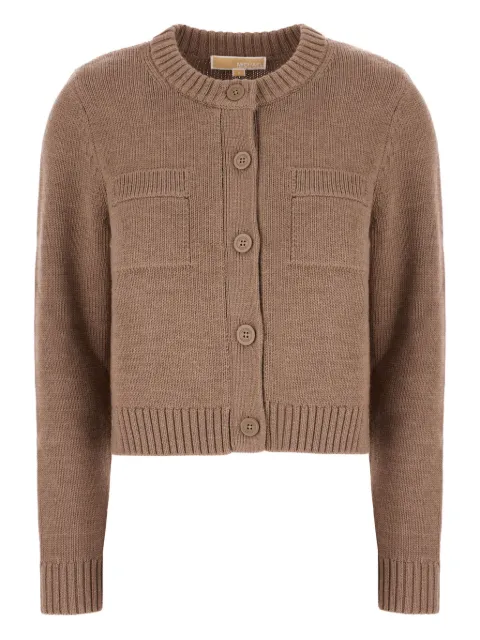 Michael Kors wool cardigan Brown MT561BDF2G