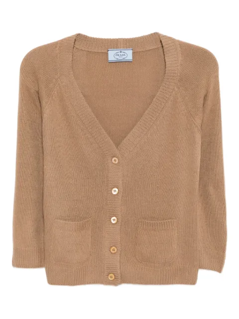 Prada Pre-Owned cropped cardigan Neutrals CSVM8705