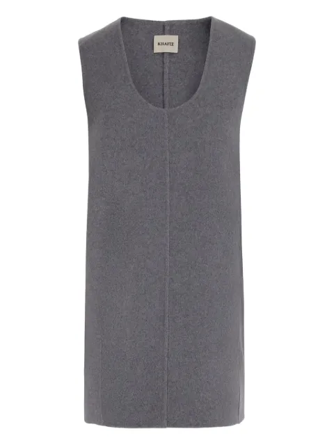 KHAITE wool sleeveless dress Grey 5519547