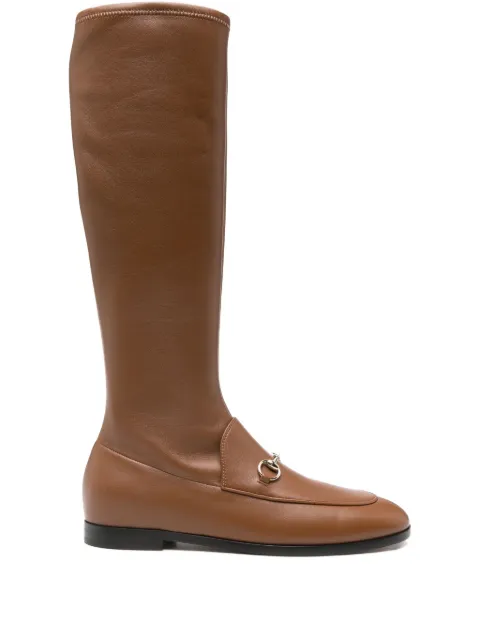 Gucci Jordaan knee-high boots Brown 827860AADP3