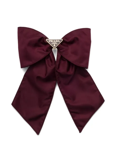 Prada Re-Nylon hair clip Red 1IF1632DMI