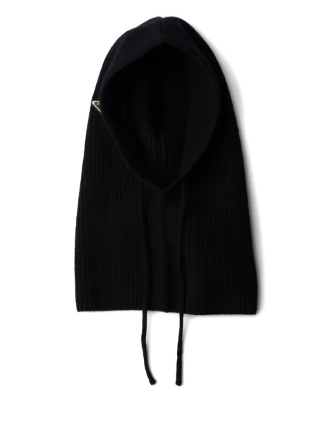 Prada triangle-logo balaclava Black 1HC4702DZL