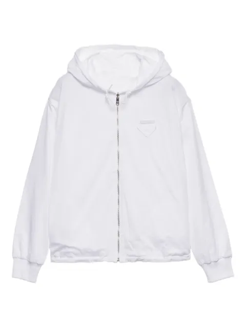 Prada reversible hoodie White 138640SOOO17XE