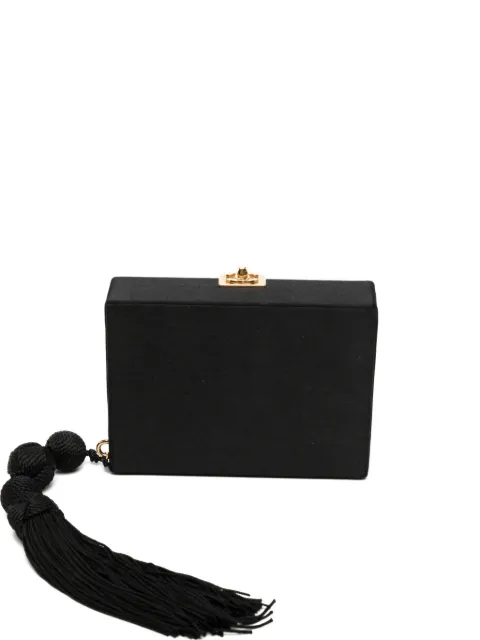 CHANEL Pre-Owned Interlocking CC clutch bag Black CSAH8725