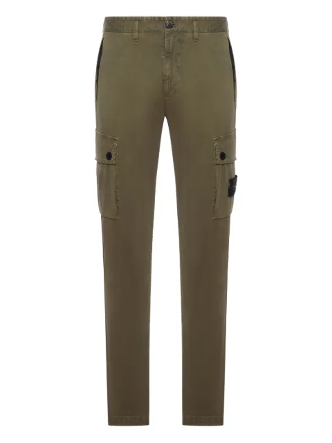 Stone Island Compass-badge cargo pants Green K2S153100034S00L1