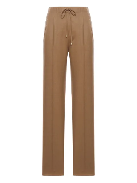 Max Mara Gatti elasticated-waist trousers Brown 2521136181600