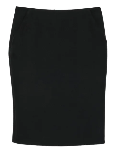Giorgio Armani high-waisted fitted skirt Black GW001545TE16473