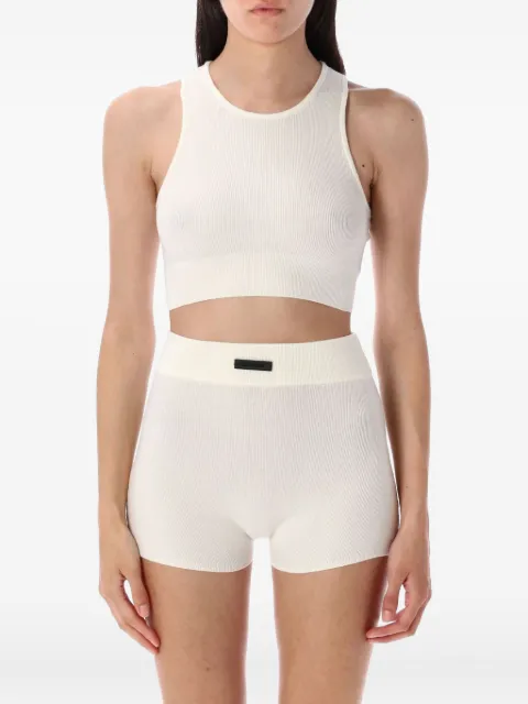 FEAR OF GOD ESSENTIALS round-neck ribbed-knit tank top Neutrals 192SP257694FWCW