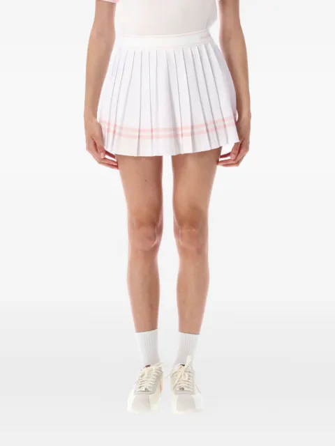 Sporty & Rich Vendome Script pleated mini skirt White SK005620313WH0148