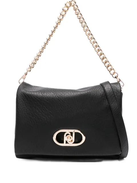 LIU JO large Lapuffy Ecs shoulder bag Black AF5147E0161