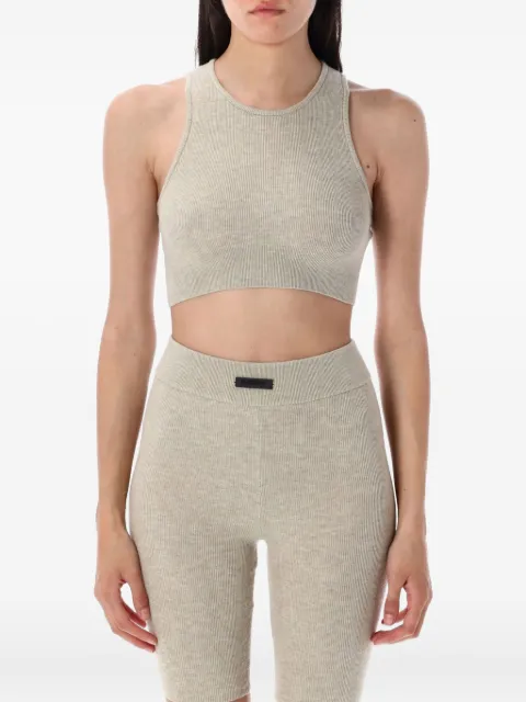 FEAR OF GOD ESSENTIALS crew-neck ribbed tank top Neutrals 192SP257691FW