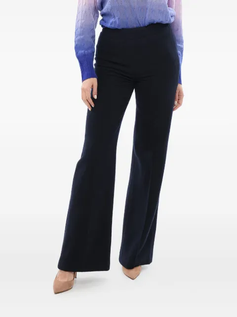 Chloé side-zip flared trousers Blue CHC24SPA46169