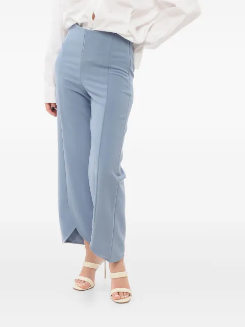 By Malene Birger high-waist trousers Blue Q72080009PL