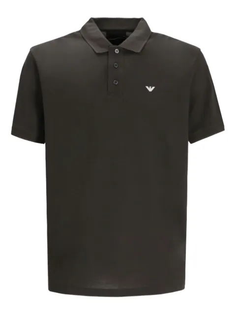 Emporio Armani eagle-logo polo shirt Green 8N1FQ21JTKZ