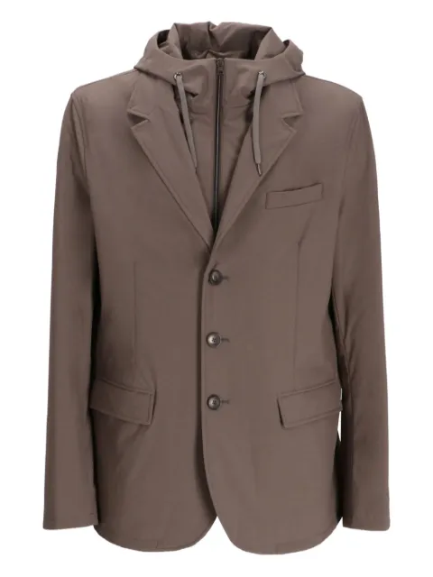 Herno hooded blazer Brown GA00018UR12742S