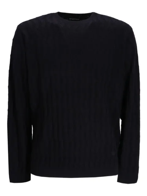 Emporio Armani cable-knit sweater Black EM003507AF14854