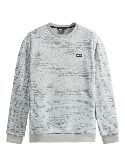 PICTURE melange-effect crew-neck sweater Grey SMT128