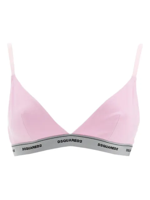 DSQUARED2 logo-band bra Pink D8R004120ISA01