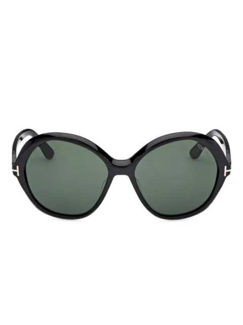 TOM FORD Eyewear round-frame sunglasses Black FT1282
