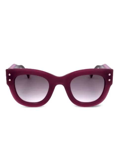 Carolina Herrera stud-embellished cat-eye sunglasses Purple HER0222SQHODG