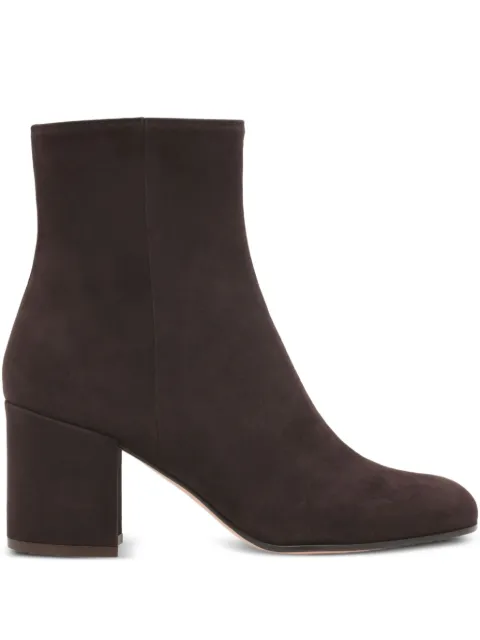 Gianvito Rossi block-heel suede boots G7306570RICCAS