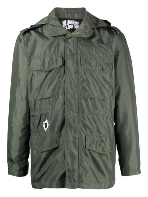 Billionaire Boys Club graphic-print hooded jacket Green B1912