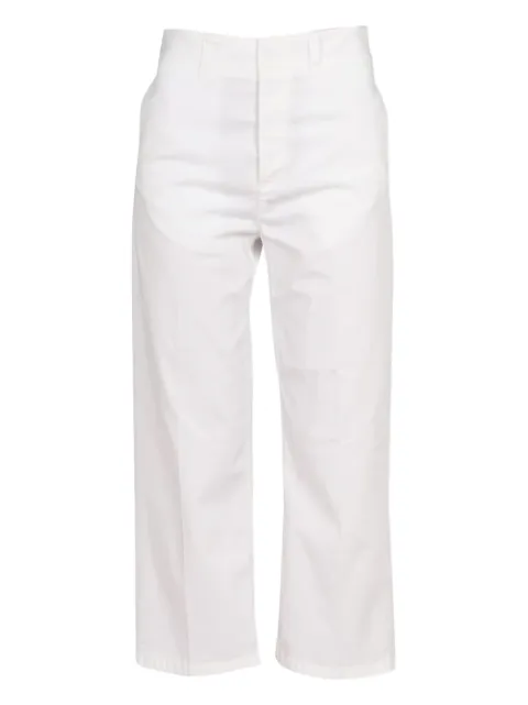 Department 5 concealed-fastening trousers White DP0511TS0001304014
