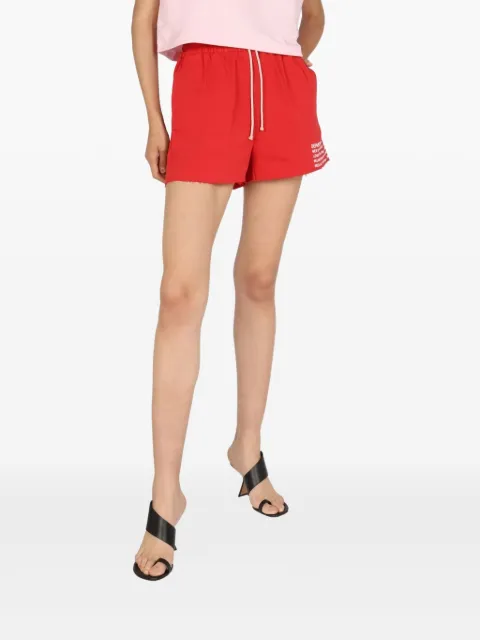 Department 5 drawstring frayed-edge shorts Red DB0071TS0008002P27407
