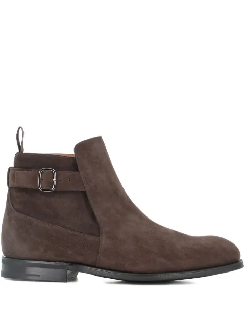 Church's buckle-fastening suede boots Brown ETC3277B6