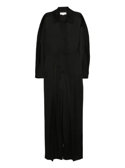 Victoria Beckham pleated cinched jumpsuit Black 1325WJS006595A