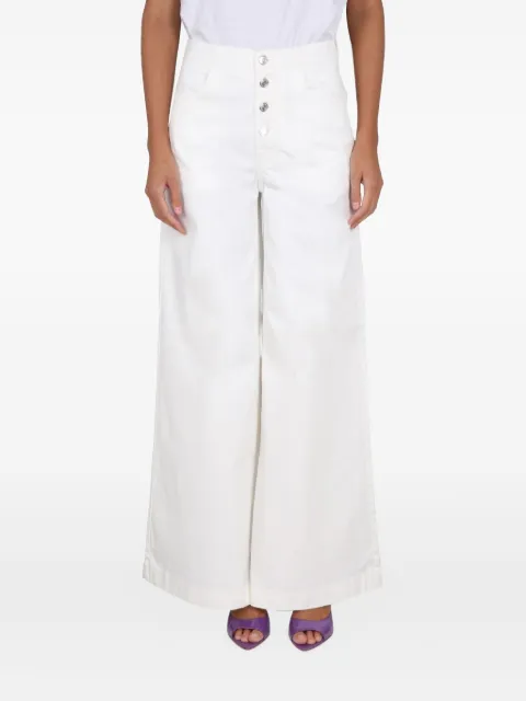 Department 5 buttoned trousers White DP0651TS0061014