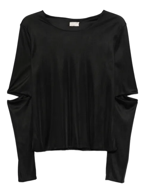 Helmut Lang Pre-Owned 1990s split-sleeve blouse Black HL250FA